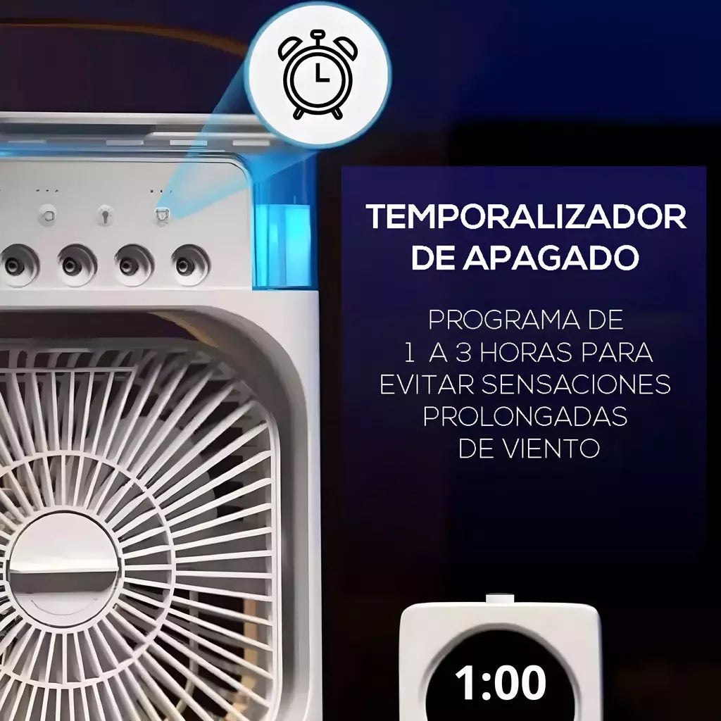 Ventilador humidificador 3 en 1 ❄